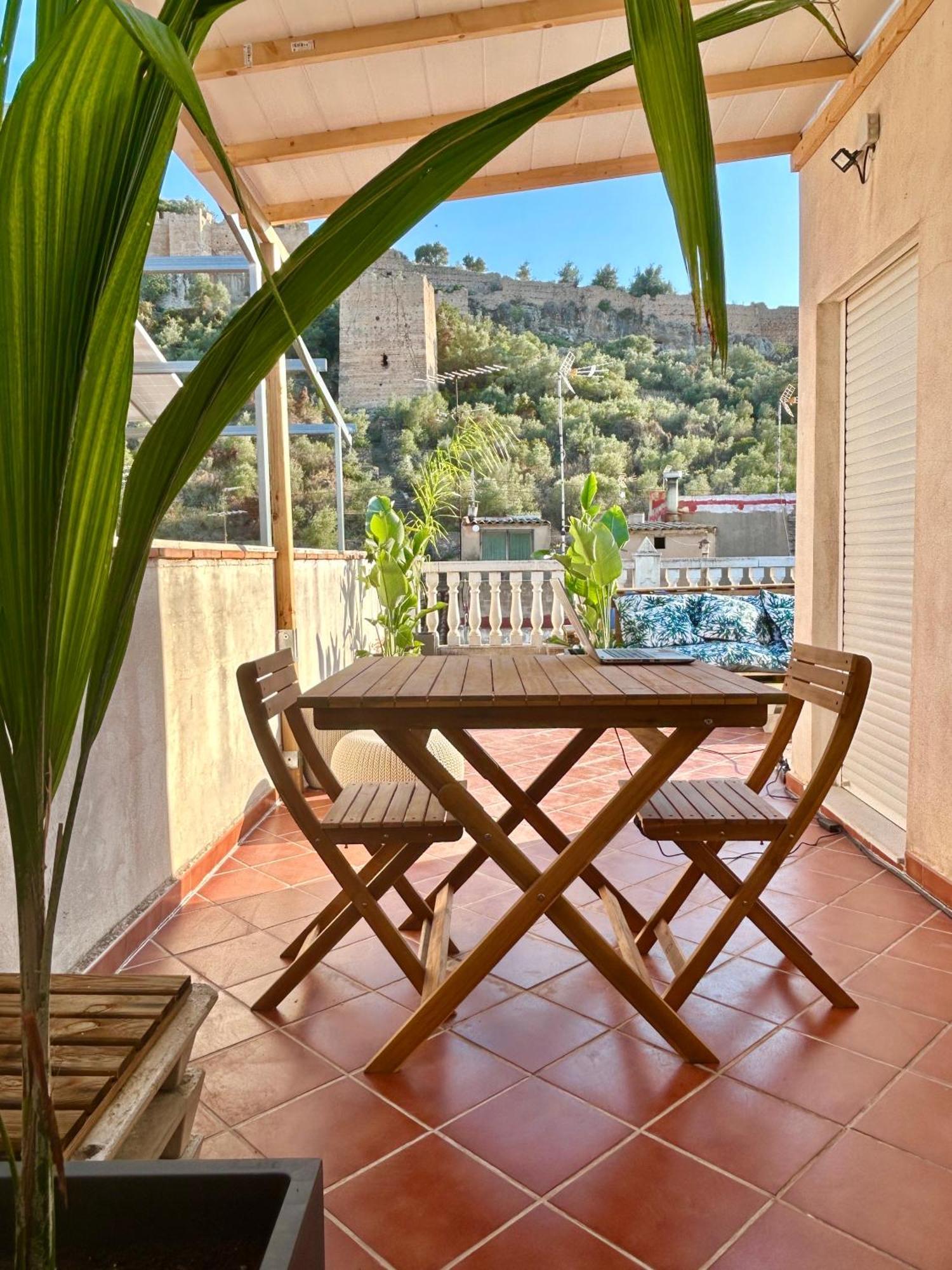 Casa Con Jacuzzi Y Piscina Con Vistas Al Castillo Corbera de Alcira Buitenkant foto